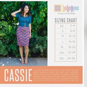 #498LuLaRoe Cassie Pencil Skirt. Varies, colors, Sz.